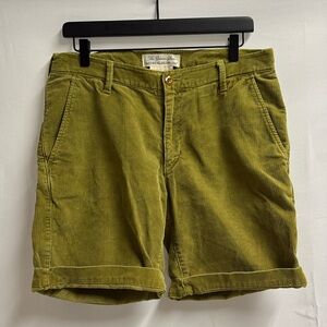 REMI RELIEF The Golden State Corduroy Shorts Moss Green Size Large Made in Japan